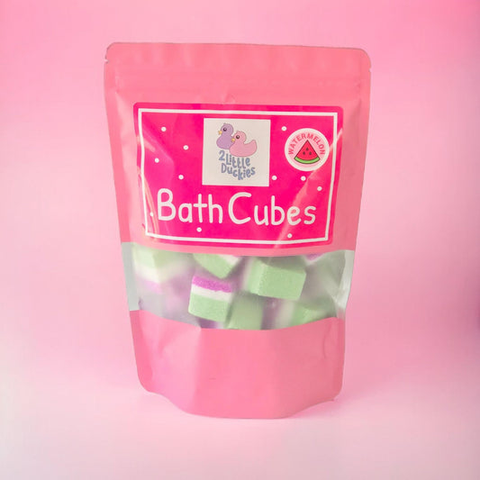 Watermelon Fizzy Bath Cubes (Branded or White Label Option) 250g